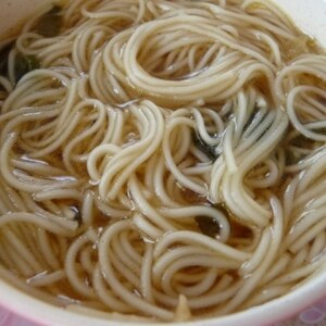 簡単にゅうめん